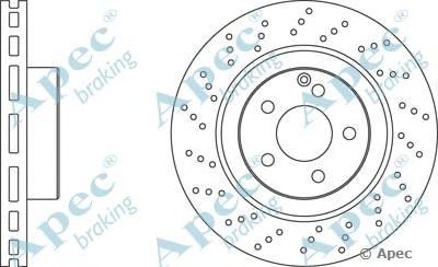 APEC BRAKING dsk2144 -  Тормозной диск